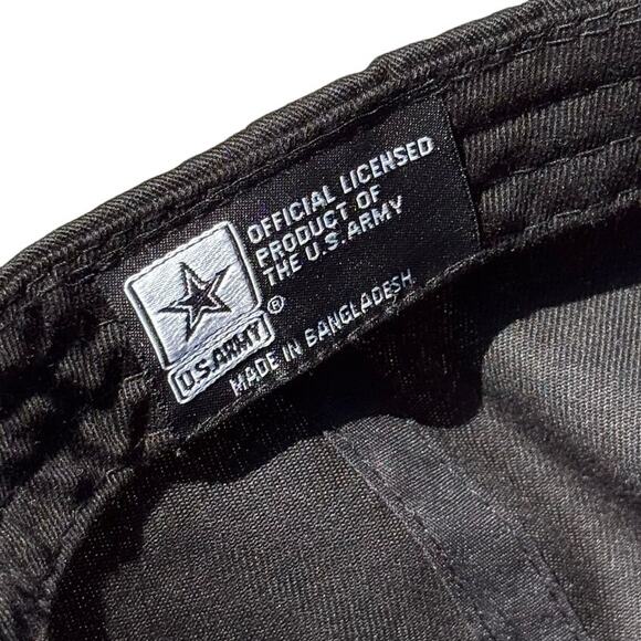 Black U.S. Army Men's Hat - Picture 4 of 6